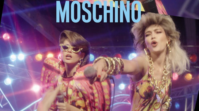 Кайя Гербер и сестры Хадид стали глэм-рок-группой в новой кампании Moschino - «Новости Музыки»
