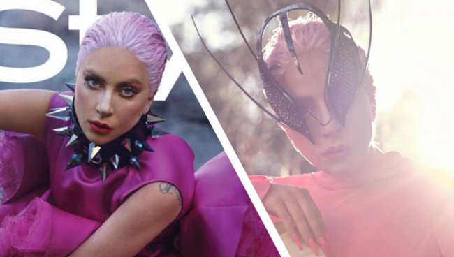 Шипы, рюши и маска: Леди Гага – в яркой съемке для In Style - «Новости Музыки»